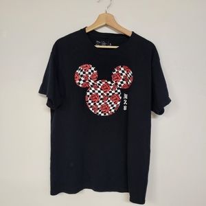 NEFF X DISNEY MICKEY MOUSE Checkered And Roses Style LogoMen's Sz Large